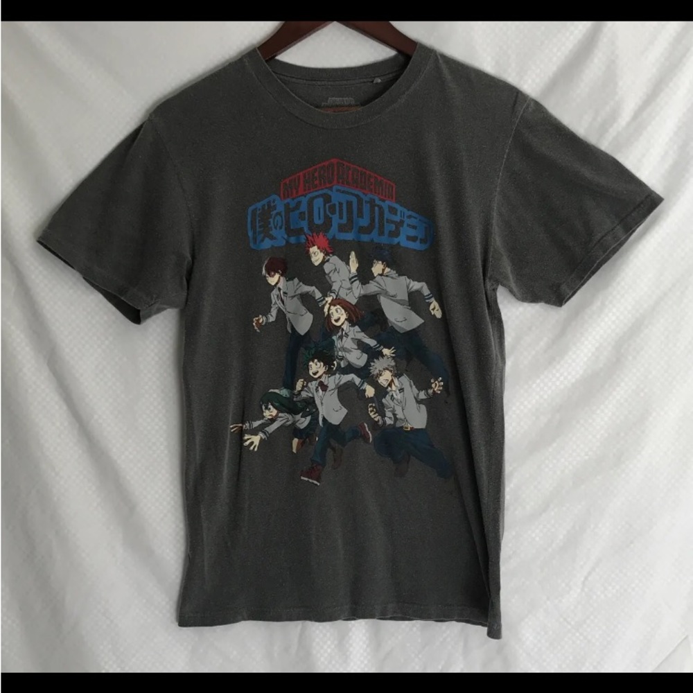 My Hero Academia Funmation Men’s Small S Gray T-shirt